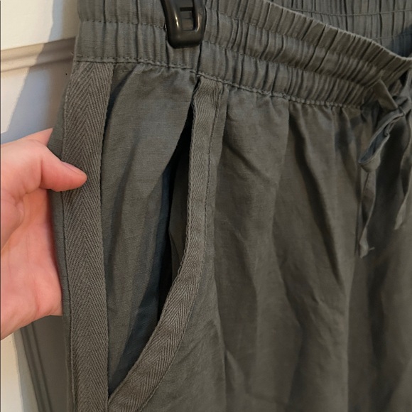 Splendid Women’s wide leg green gray Joggers | XL - Picture 13 of 14